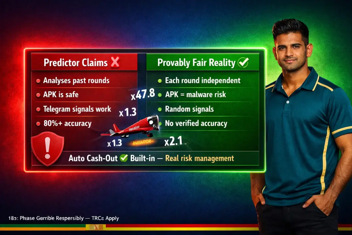 Aviator Predictor 1xBet Sri Lanka claims vs reality - Provably Fair RNG makes APK and Telegram signal predictions impossible